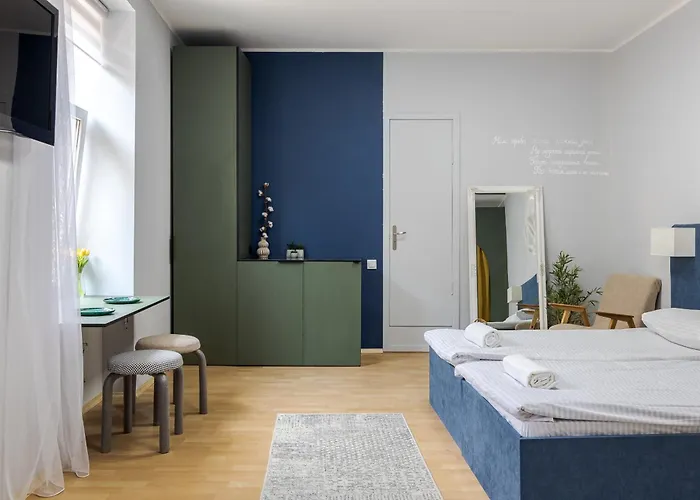 є світло, кондиціонер, центр Apartmán Lvov